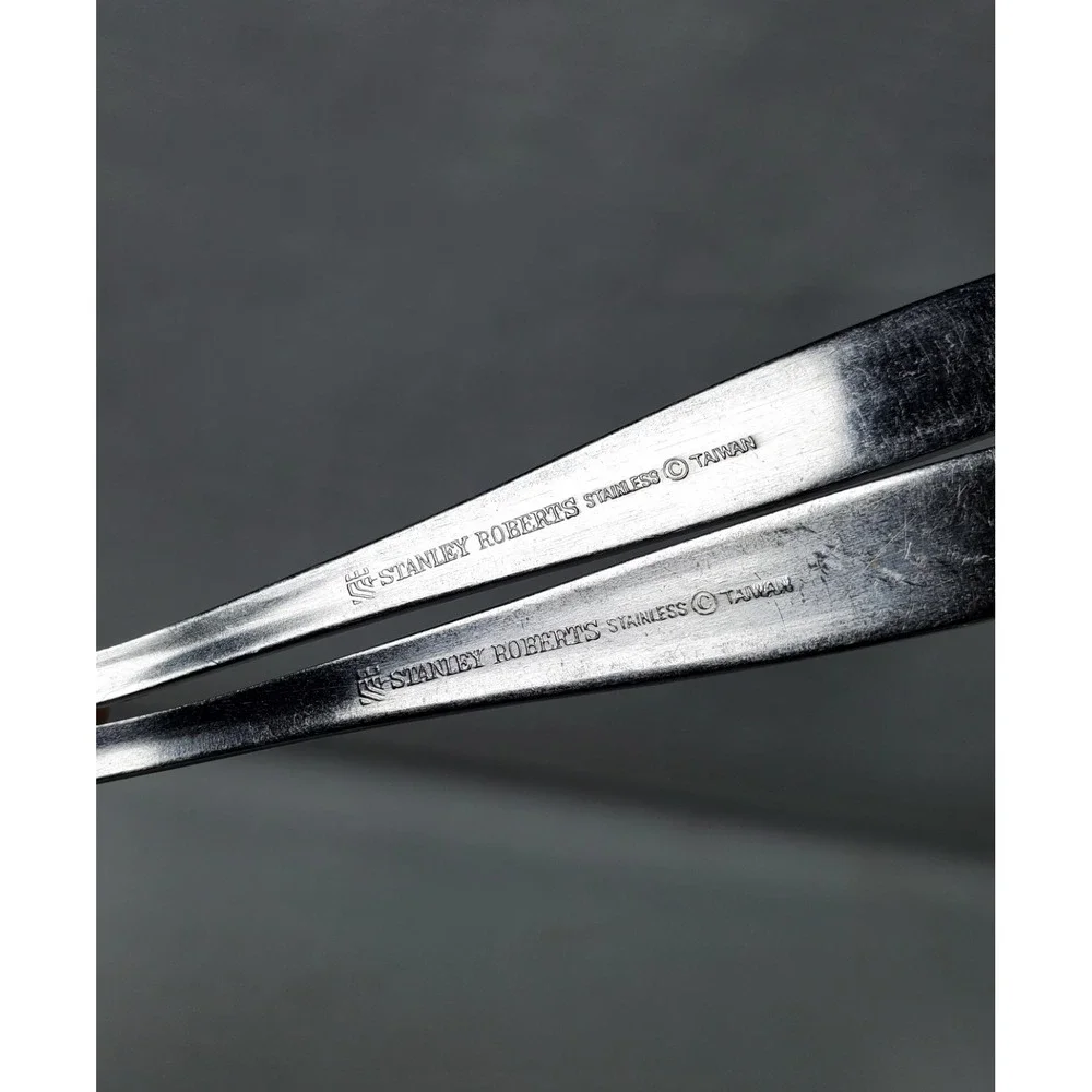 Stanley Roberts Stainless Steel Tablespoons Set‎ of 2 Taiwan Modern Replacement